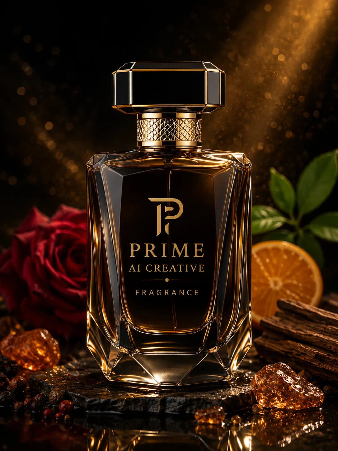 Luxury fragrance concept campaign by Prime AI Creative